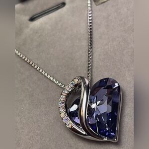 Leafael February birthstone necklace